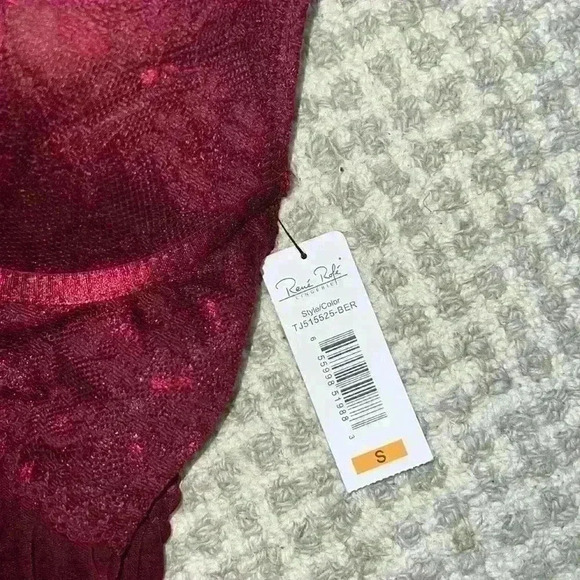 Renè Rofè Lingerie Small Burgundy/Wine Color - Picture 4 of 8